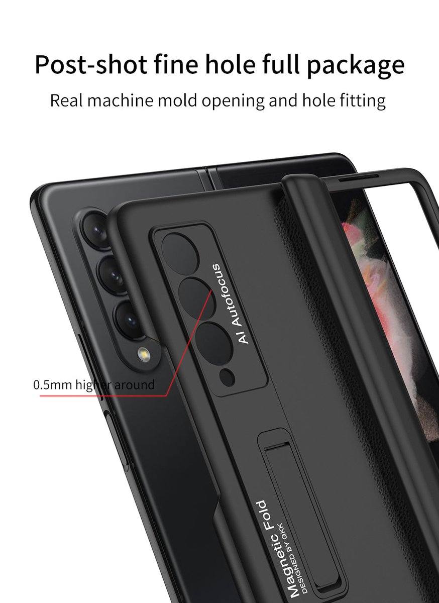 Magnetic Hinge with Stand Case For Samsung Galaxy Z Fold 3 - Premium Mobile Phone Cases from Dressmycell.com - Just $38.00! Shop now at Dressmycell.com Magnetic Hinge with Stand Case For Samsung Galaxy Z Fold 3 - Premium Mobile Phone Cases from Dressmycell.com - Just $38.00! Shop now at Dressmycell.com